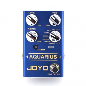 R-07 Aquarius Delay Pedal - JOYO Aquarius Multi Delay & Looper Guitar Effect Pedal R-07 - Series 4 - Revolution by JOYO